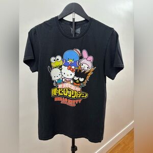 291. My Hero Academia X Hello Kitty and Friends Collab Licensed Sanrio Tee